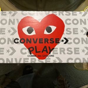 Unisex converse Chuck 70 CDG OX Black/white/High Risk Red